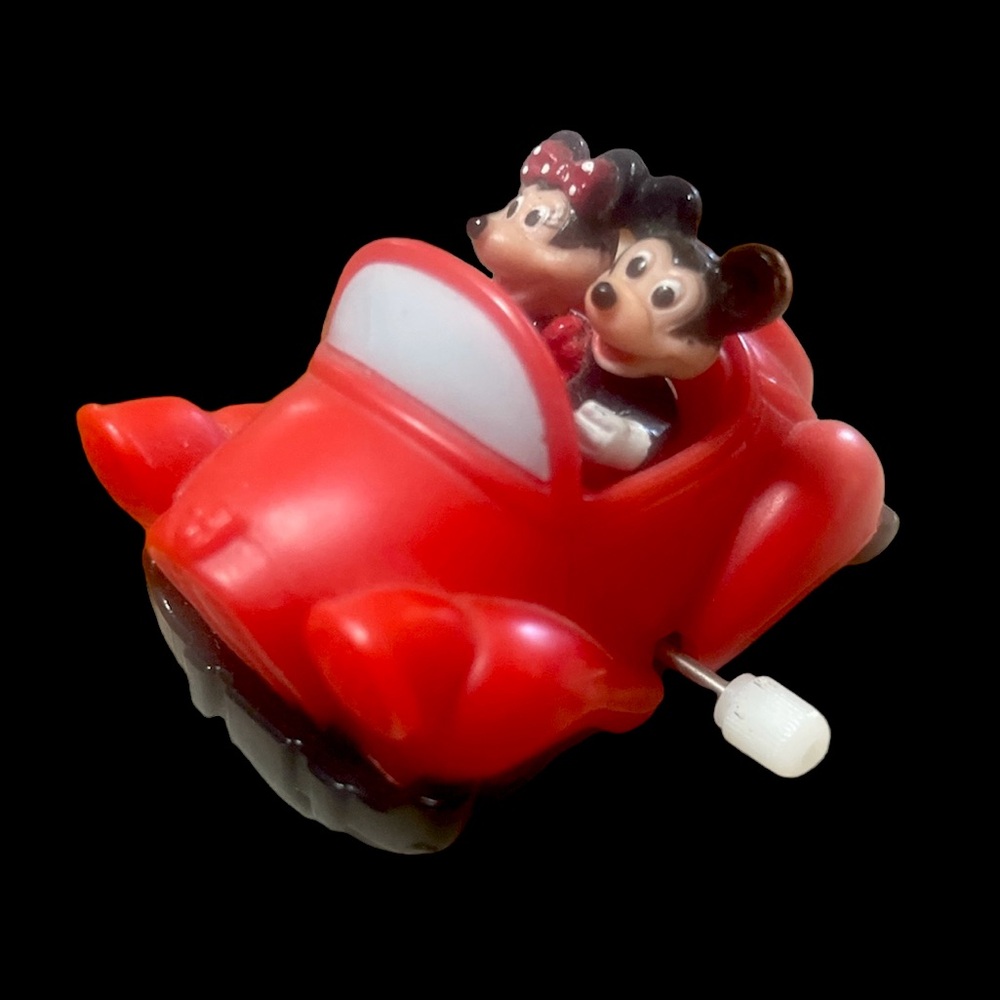 Burger King Promo MICKEY & MINNIE MOUSE Disney Toy Wind-Up Car
